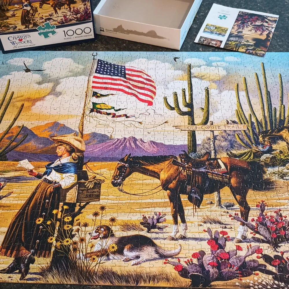 Charles Wysocki 1000 Puzzle - Picture 2 of 2